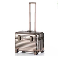 All aluminum Small Camera Case Boarding Pas Trolley Lage Toolbox 18 20 22" inch Mini Top Flap Carry-