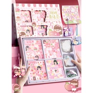 Goo Card Set/ Goo Card with Stickers in a Box/ Goo Card Box/ Goo Card Stickers Box/100 pcs Cute Stic