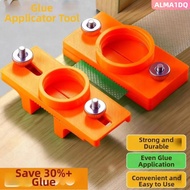 ALMA1DQ Board Brush Glue Limiter, Multifunctional Orange Edge Banding Glue Applicator, Gifts Adjusta