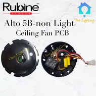 RUBINE Ceiling Fan Remote, PCB Board / Receiver For ALTO SERIES (LIGHT/NO LIGHT)