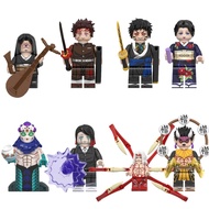 Demon Slayer Action Figures Gyokko Hantengu Nakime Kaigaku Tamayo Building Block Collection Toys For