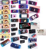 多款 Switch OLED/Switch/Switch Lite Case/Bag/Cover 保護殼/保護套/收納包/底座殼   日系卡通漫畫風/趣味/小動物/零食/怪獸/幻彩/口罩/疫苗/星之卡