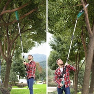 600W Corded Telescopic Long Reach Pole Chainsaw with 10M Cable VDE Plug 220V 50-60Hz