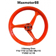 Sport Rim 3 Batang Oren Y16 Y15 7LC135 Y125Z LCV8 SRL115 SRL110