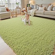 8x10 Area Rugs for Bedroom Living Room, Large Area Rug Shag Carpet Soft Plush Furry Bedside Rug, Mac