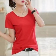 Women's T-Shirt U NECK (Wide NECK).