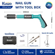 Kuwo Nail gun Free gift of 120 nails Manual Steel Nails Gun For Concrete Rivet Tool Steel Nail Punch