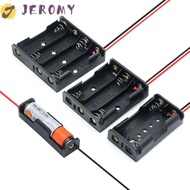 JEROMY Battery Box Black DIY  Cases for AAA Battery 1 2 3 4 Slot 1X 2X 3X 4X Battery Holder
