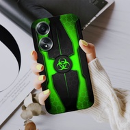 HP Oppo A58 4G Case - Oppo A58 4G PRO CAMERA SOFTCASE - FULL MOTIF - CARBON - Oppo A58 4G Cellphone 