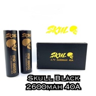 Battery SKULL BLACK IMR18650 Battery 3.7 2600 mAh 40A