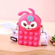 Tas POP IT RABIT KELINCI RAINBOW Anak Perempuan