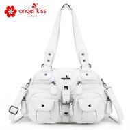 Angel Kiss Female Bag Y2K Hot Girl Underarm Bag Niche Asian Culture Unique Bag