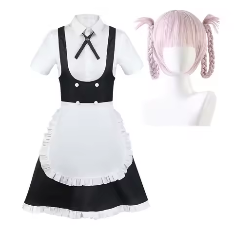 Halloween Party Women Anime Nazuna Nanakusa Maid Dress Cosplay Costume Or Wig