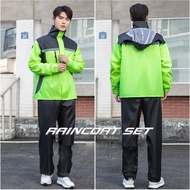 MUSHIQI [จัดส่งฟรี]เสื้อกันฝน เสื้อกันฝน ครบชุด เสื้อกันฝนชิ้นเดียว เสื้อกันฝน หน้าหนา เสื้อกันฝน เส