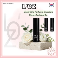 L'OZ Men's Solid Perfume Signature Pocket Perfume 4g | Woody Pocket Solid Cologne | 1ea / 2ea