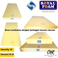 Busa Royal Foam D16 Yellow/Green, Busa Lembaran Ukuran Surpet, Karpet Bulu,Isi Busa Kuning Buat Matr