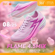 361 Degrees Flame 4.5 Mix Men Women Marathon Carbon Plated Running Shoes Professional Breathable Fle