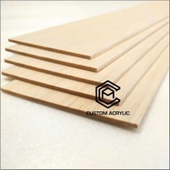 50CM Balsa Sheet 2 mm Light Wood Model Easy to Shape