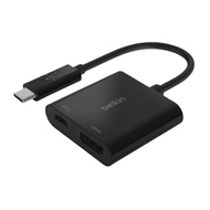 Belkin ฮับมัลติพอร์ต Hub USB-C to HDMI + USB C PD Charge Adapter 60W รองรับ WindowsOS MacOS รุ่น AVC