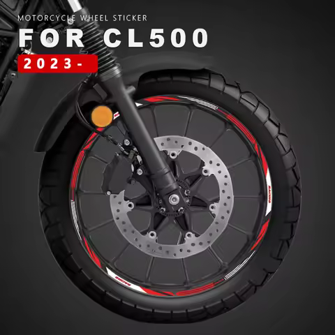 Motorcycle Wheel Sticker Waterproof Decals for Honda CL500 CL 500 Scrambler 2023 Accessories 17 Inch