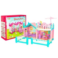 MAINAN RUMAH RUMAHAN BONEKA BERBI DREAM HOUSE BESAR // MAINAN MERAKIT RUMAH BERBIE