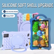 360 Degree Rotatable Cover for Samsung Galaxy Tab 8.0 Soft Silicone Case Pop Stress-Relieve Case Push It Bubble Stand