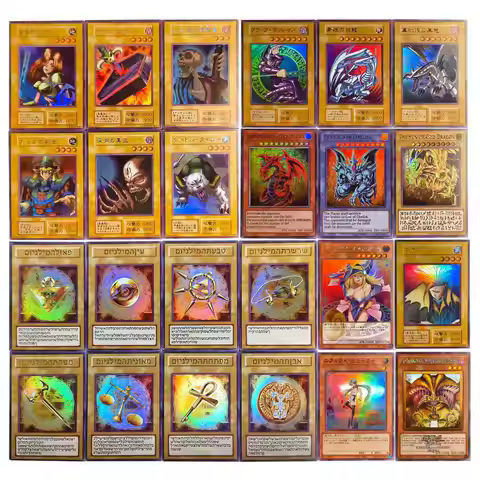 7 Styles Diy Self Made Yu-Gi-Oh! Exodia Aqua Madoor Collection Card Color Flash Ygo Blue-Eyes White 