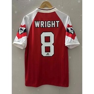 Top quality 1992/93 Arsenal home retro sports jersey WRIGHT #8