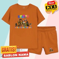 Anomaly Italian Brainbrot Unisex Kids T-Shirt Set SEJUK