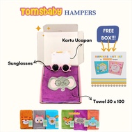 [TOMS] HAMPERS Newborn Baby Character Towel | Birth Gift | Gift Set | Newborn Baby Hampers