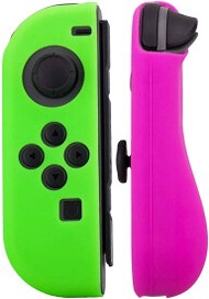 Nintendo Switch Joy-Con シリコンケース (L)/(R) カバー ニンテンドースイッチ 任天 堂 コントローラ用 保護ケース キズ防止 滑り止め 緑 Joy-Con カバー 任天堂 Joy Con 専用 ピンク ジョイコン