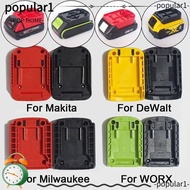 POP Battery Connector, Durable Portable DIY Adapter, Universal ABS Charging Head Shell for Makita/DeWalt/WORX/Milwaukee 18V Lithium Battery
