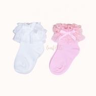 Leaf Lili Mia Lace Socks | LACE SOCKS | Girls' socks | Baby Socks