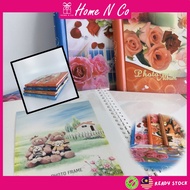 Home N Co 8R/A4 Photo Album DIY Self-Adhesive Gambar Album Duit Penghantaran Kahwin Film Album cover