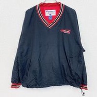 90年代Champion復古套頭夾克，黑色，L碼