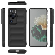 Huawei P60 Pro / P60 Shockproof Casing Soft TPU Silicone Back Cover Airbags Full Protection Case