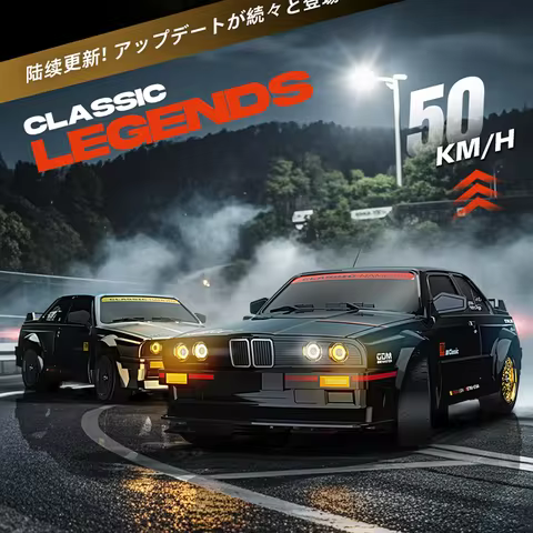 Whoosh E30 Pro Gyro Rc Drift Car 4WD Speed Racer Full Scale Throttle Direction Simulation Model Remo