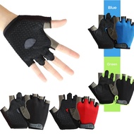1Pair Anti-Slip Gel Half Finger Cycling Gloves  Bicycle Left-Right Hand Gloves Anti Shock MTB Road Bike Sports Gloves Windproof