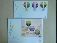 2023年二十四節氣「夏」郵票+型張(中郵會)封1对