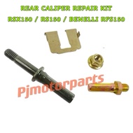 RSX150 RS150 / BENELLI RFS 150 REAR CALIPER BRAKE PUMP REPAIR KIT BELAKANG BREK DISC PUMP SCREW CLIP