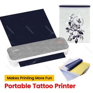 2024USB Mobile USB Wireless Tattoo Transfer A4 Thermal Printer Document Text PDF With Paper
