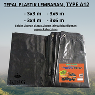 Terpal Korea Ukuran 3x4 3x5 3x3 Type A12 Tebal Cap Treck Trepal Penutup Truk Atap Tenda