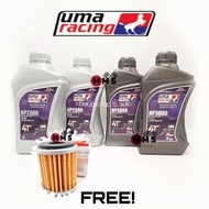 UMA RACING Engine Oil Motorcycle 1L 4T Fully/Semi Synthetic Oil 10W-30 10W-40 10W-50 Original 100%