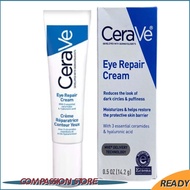CeraVe Eye Repair Cream - Eye Cream Relieve for Dark Circles & Puffiness, Fragrance Free  14ml