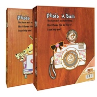 5R Photo Album 200pcs 5x7 inch 5R Album Book for 7 inch Photoes Photobook with Box Brown