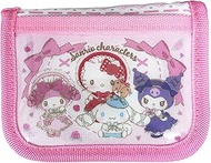 I Planning Sanrio Characters Wallet Mix Pink W 4.7 x H 3.7 x D 0.6 inches (120 x 95 x 15 mm) K-5206D