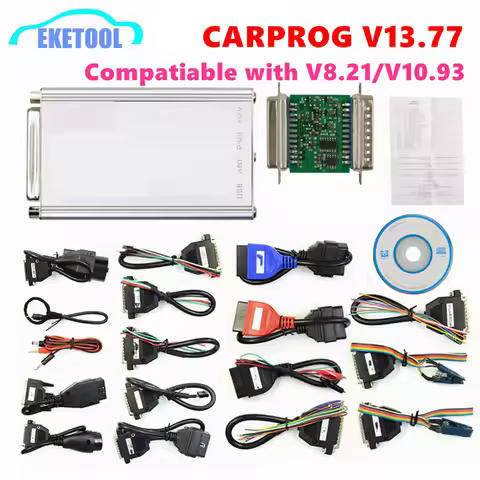 V13.77 Carprog V8.21 Online V10.93 Auto ECU Chip Tuning Universal Car Prog Repair Tool Carprog Free 