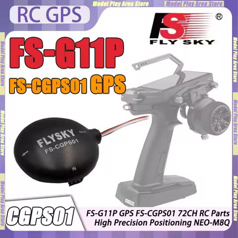 Flysky FS-G11P GPS FS-CGPS01 72CH RC Parts High Precision Positioning NEO-M8Q Remote Controller For 