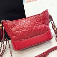 香奈兒/Chanel紅色流浪包小號 肩背包