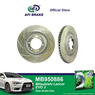 Afi Brake Rear Disc Rotor - Mitsubishi Lancer EVO 3 - MB950886 (1 set)